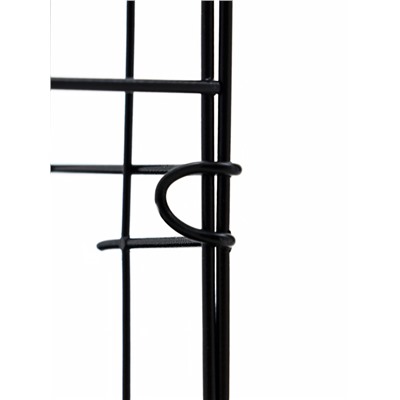 Клетка для собак 61×42×50 см, чёрная