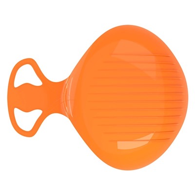 Санки-ледянки «Скороход», оранжевые, 65×42 см