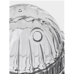 Стакан Magistro «Полоска», 450 мл, 9.8×19 см, с трубочкой, стекло, прозрачный