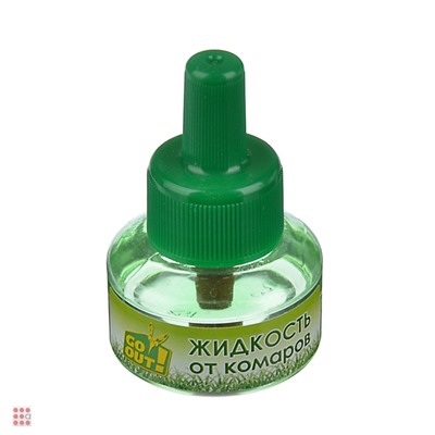 Жидкость от комаров GO OUT, 60 ночей, 30мл, без запаха
