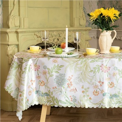 Скатерть «Доляна. Летние цветы» 145×220 см, 100% п/э
