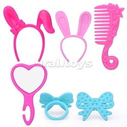 Кукла "Модный гардероб" с аксессуарами, в коробке