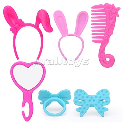 Кукла "Модный гардероб" с аксессуарами, в коробке