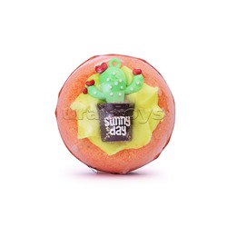 Шипучая соль для ванн 130г Чаша с пеной и игрушкой "Happyki"