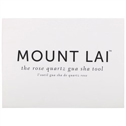 Mount Lai, Массажер гуаша из розового кварца, 1 шт.