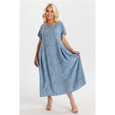 Платье женское  6124/05/Пыльно-голубой