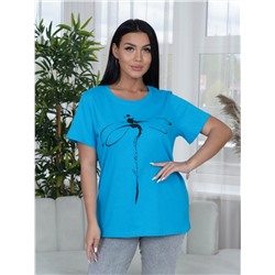 Футболка Дениза (Бирюза)