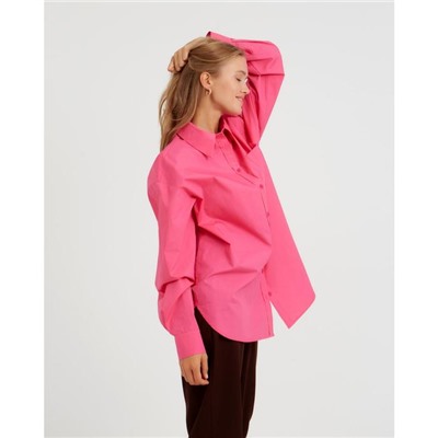 Рубашка женская MINAKU: Casual Collection, размер 48, фуксия