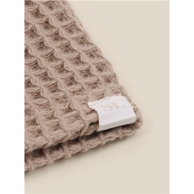 Халат вафельный мужской SL HOME: Boho «Саббиа», размер M, хлопок 100%, коричневый