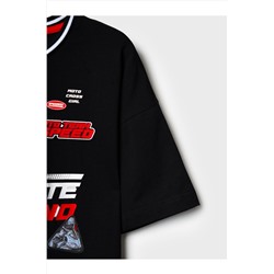 Комплект трикотажный для девочек: фуфайка (футболка), шорты PLAYTODAY, 1240271