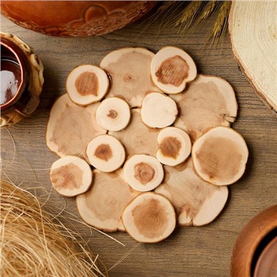 Подставка под горячее «Классика», d=20 см, можжевельник