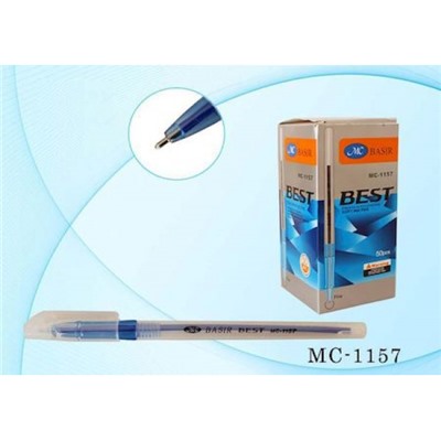 Ручка шариковая масляная "BEST" 0.5 мм синяя МС-1157 /син./ Basir