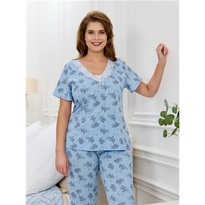 Пижама Канна-2 (Голубой)