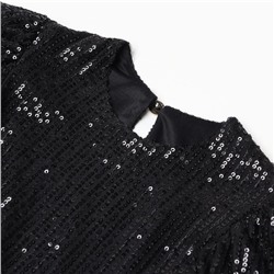 Платье нарядное для девочки KAFTAN размер 34 (122-128 см), черный