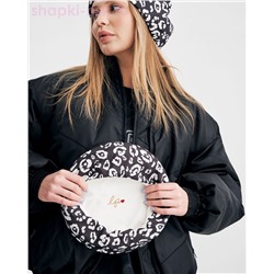 Ирэн плащевка леопард Берет женский (56-57)