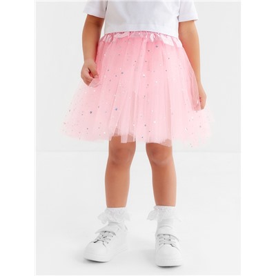 Юбка детская KAFTAN «Звездочки», светло-розовая, 30 см