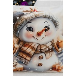 Наволочка декоративная новогодняя 2 шт 3D эффект велюр НАТАЛИ, 1221263