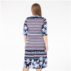 Платье, текстиль, голубой