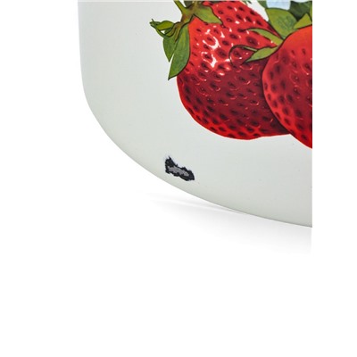 УЦЕНКА Кастрюля эмалированная, 7 л, цилиндрическая, без крышки, белая