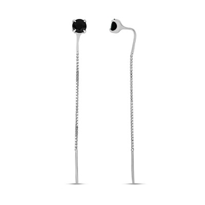 Серьги, сапфир корунд, Продевки