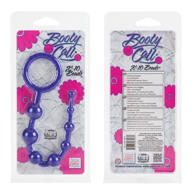 Фиолетовая силиконовая цепочка Booty Call X-10 Beads