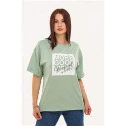 Футболка EMOTION DAY Good Vibes (Мята)