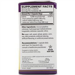 Terry Naturally, Tri-Iodine, 6,25 мг, 90 капсул
