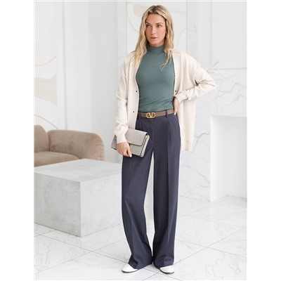 Брюки-палаццо из поливискозы