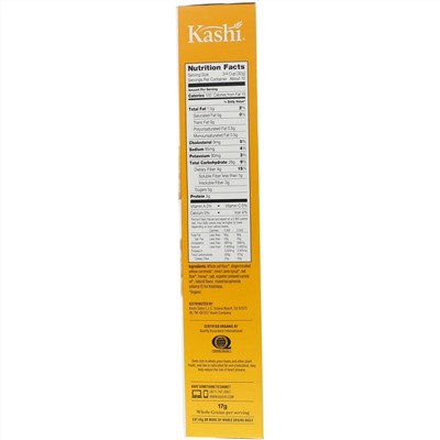 Kashi, Heart to Heart Oat Cereal, Organic Honey Toasted, 12 oz (340 g)