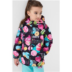 Куртка текстильная с полиуретановым покрытием для девочек (ветровка) PLAYTODAY, 1240322