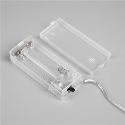 Светодиодная фигура «Венок» 25×25×6 см, 15 LED, батарейки AAx2 (не в комплекте), свечение теплое белое