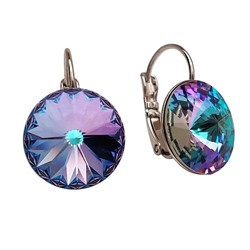 Серьги с кристаллами Swarovski