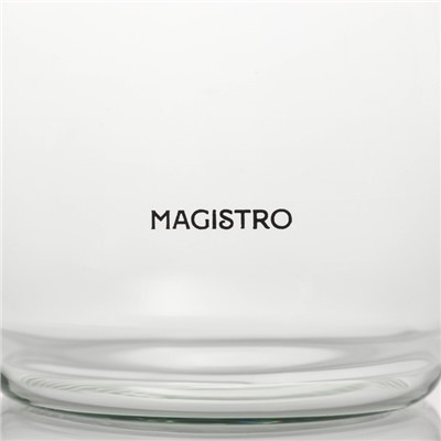 Заварочный чайник Magistro «Шейди», 500 мл, металлическое сито, стекло