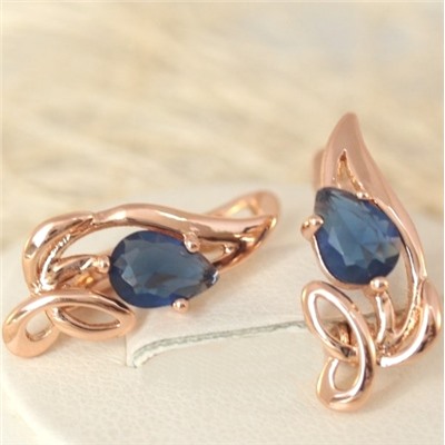 Серьги позолота H01-9534