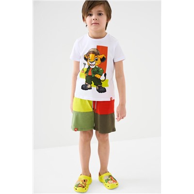 Комплект трикотажный для мальчиков: фуфайка (футболка), шорты PLAYTODAY, 1240655