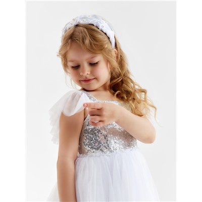 Платье нарядное для девочки KAFTAN, с крылышками, рост 86-92, белое