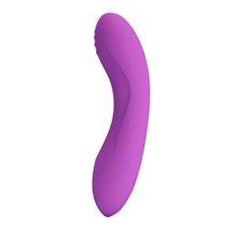 Фиолетовый мини-вибратор DJ Dick - 12,7 см.