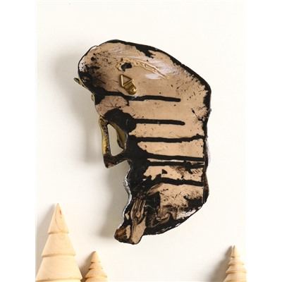 Ключница настенная декоративная «Конь с девушкой на счастье», панно с крючками, 22×14×4 см