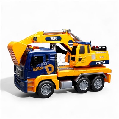 Машина "Экскаватор" 1:10 (свет, звук) в коробке