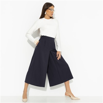 Юбка-шорты с карманами, Модная интуиция (синий)