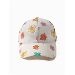 Кепка детская KAFTAN «Цветочки», белая, размер 52-54