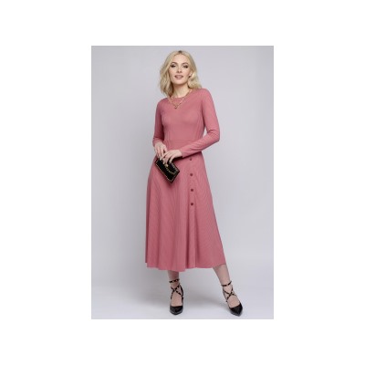 Платье женское  5985/02/Бруснично-розовый