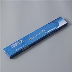 Держатель для полотенец одинарный, 61×5×8.5 см, хром