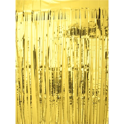 Дождь занавес 100x200 см золото / NGA-15 /уп 10/300/для фотозоны на клейкой ленте