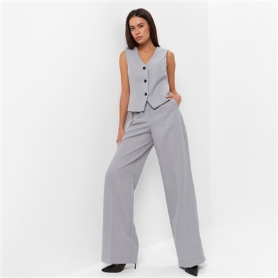 Брюки женские MIST: Classic Collection, размер 42, светло-серые