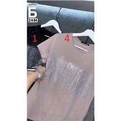 футболка со стразами