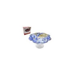 Ваза для фруктов 19,0*9,5см на ножке ГАРМОНИЯ стекло B432108-K061