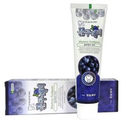Hanil Зубная паста с экстрактом голубики / Natural A Blueberry Toothpaste, 180 г 20305