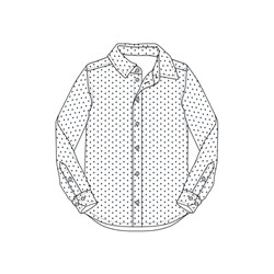 Рубашка текстильная для мальчиков (regular fit)