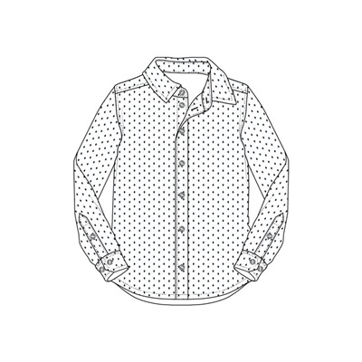 Рубашка текстильная для мальчиков (regular fit)